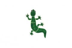 Gecko-6in-green